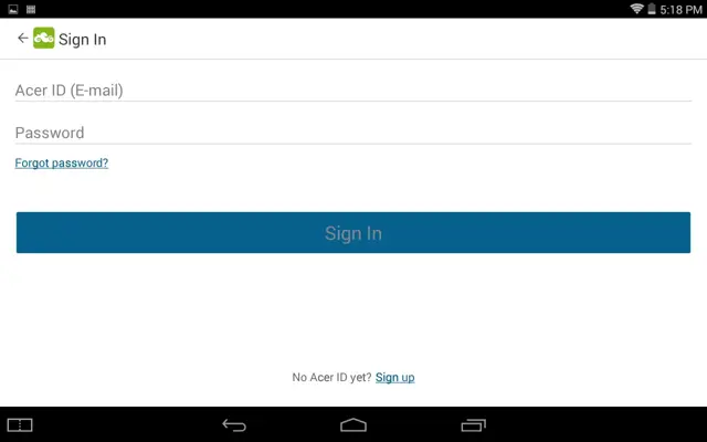 Acer Portal android App screenshot 0