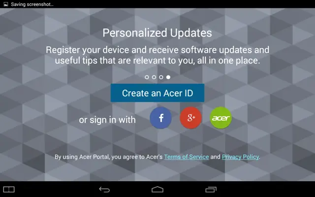 Acer Portal android App screenshot 2