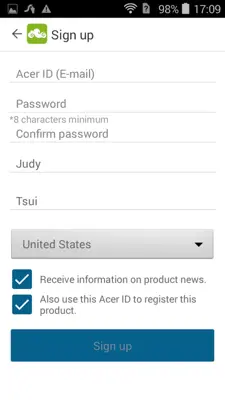 Acer Portal android App screenshot 8
